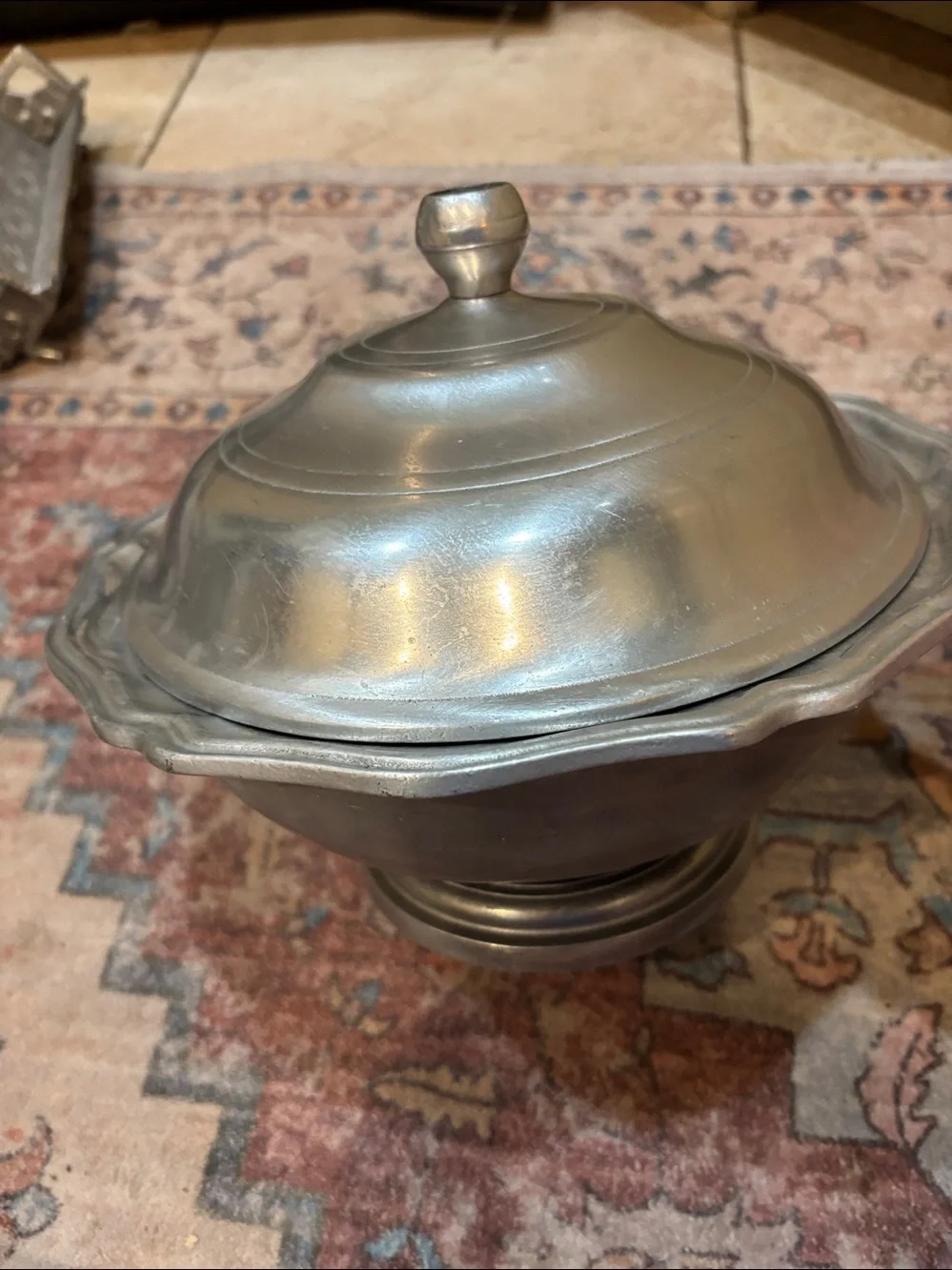 Wilton Columbia Covered Vintage Casserole Made in USA